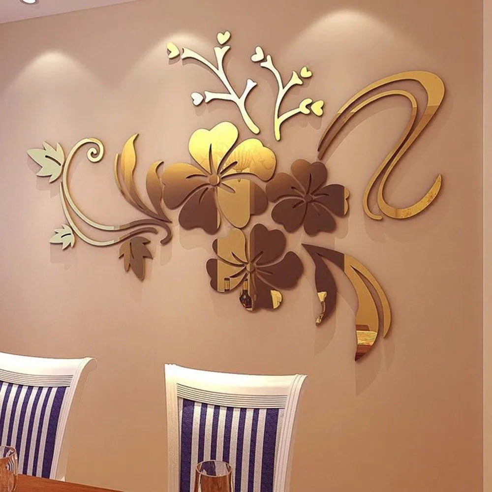 Kitchen wall sticker muralist by MC THE BLACK DIAMOND, featuring a decorative TV background mural for bedroom or living room walls.