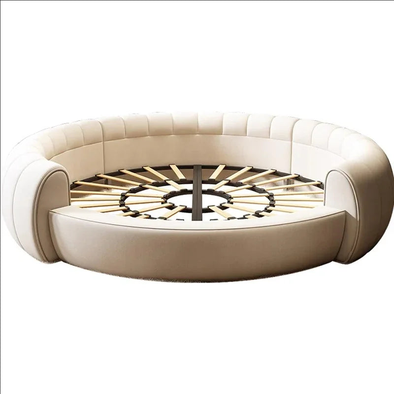 European castle-inspired bed from Simple Beauty, featuring intricate design and elegant home decor by MC THE BLACK DIAMOND.