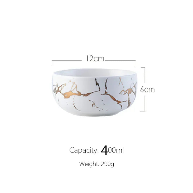Ceramic bowl from MC THE BLACK DIAMOND dinnerware set, home tableware collection, showcasing a smooth, modern design.