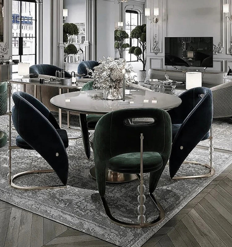 Modern MC THE BLACK DIAMOND living room cafe-style chair, comfortable home decor furniture with a relaxing aesthetic.