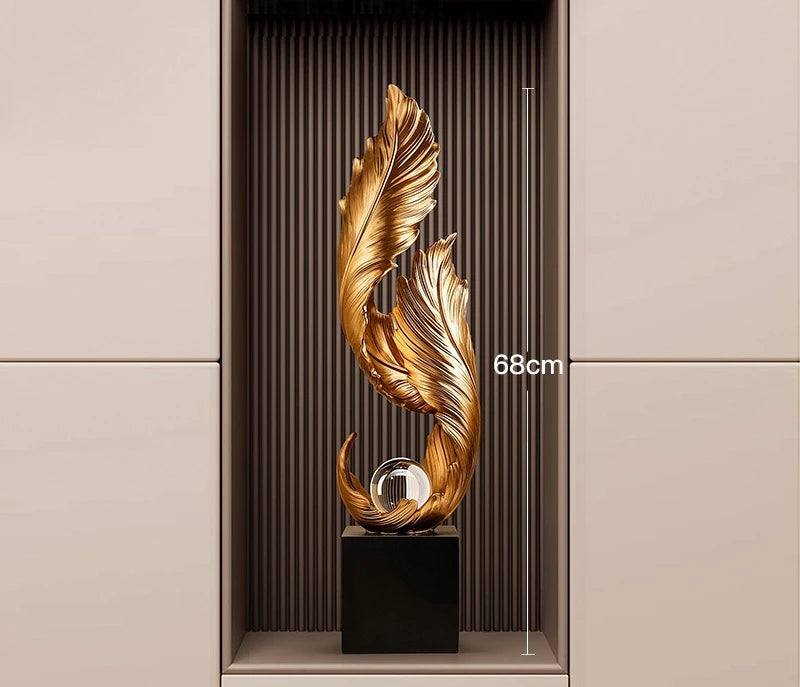 Modern creative sculpture by MC THE BLACK DIAMOND, stylish home decor piece for contemporary interior decoration.