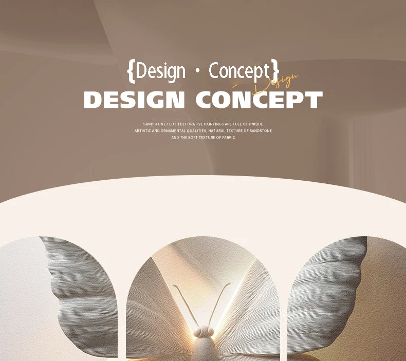Elegant butterfly-shaped wall light fixture by MC THE BLACK DIAMOND, designed for stylish living room decor.