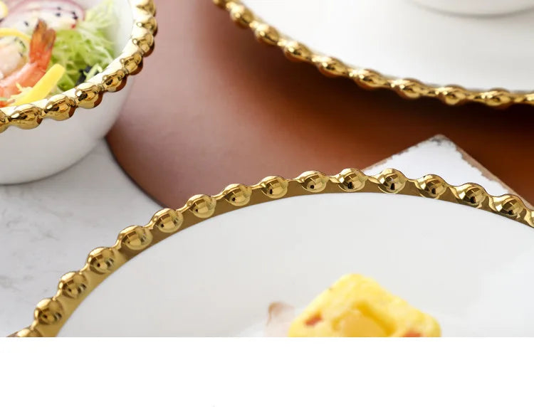 Nordic ceramic plates and bowls set by 𝕄𝕔 𝕋𝕙𝕖 𝔹𝕝𝕒𝕔𝕜 𝔻𝕚𝕒𝕞𝕠𝕟
