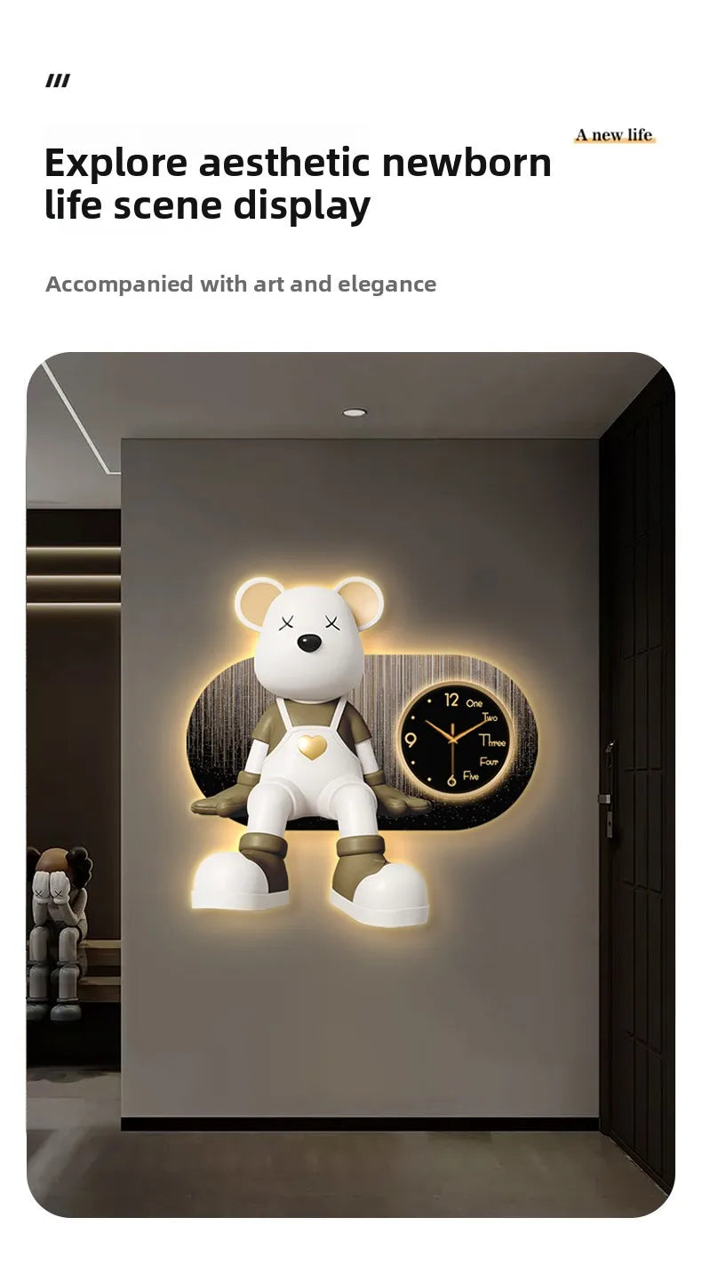 Creative Living Room Wall Clock by 𝕄𝕔 𝕋𝕙𝕖 𝔹𝕝𝕒𝕔𝕜 𝔻𝕚𝕒𝕞𝕠𝕟�
