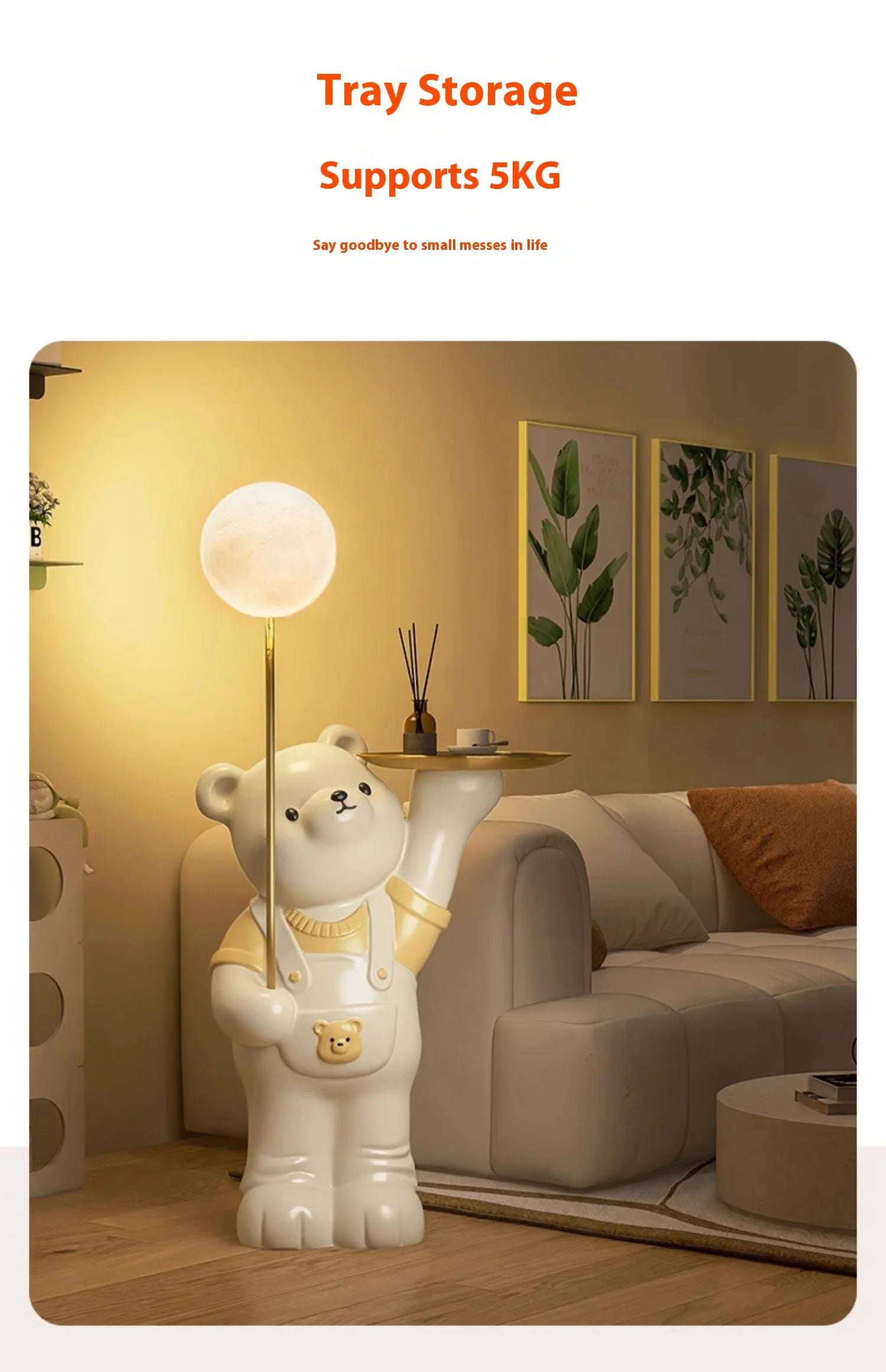 Modern cream-colored figurine from MC THE BLACK DIAMOND, ideal for home decor and stylish interior decoration.