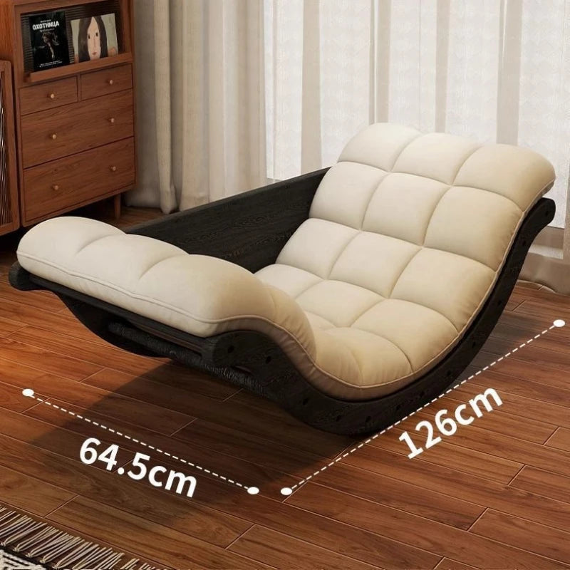 MC THE BLACK DIAMOND retro living room sofa chaise lounge with classic rocking chair design, featuring a stylish, comfortable seating option.