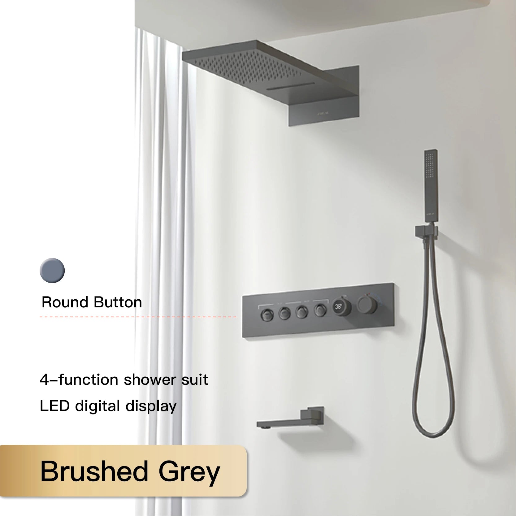 Black brass wall-mounted luxury shower system for bath by 𝕄𝕔 𝕋𝕙𝕖 𝔹𝕝𝕒𝕔𝕜 𝔻𝕚𝕒𝕞𝕠�