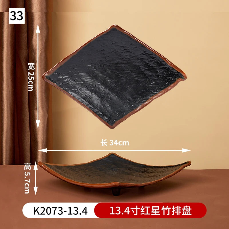 Japanese melamine dinner plate by 𝕄𝕔 𝕋𝕙𝕖 𝔹𝕝𝕒𝕔𝕜 𝔻𝕚𝕒𝕞𝕠𝕟�