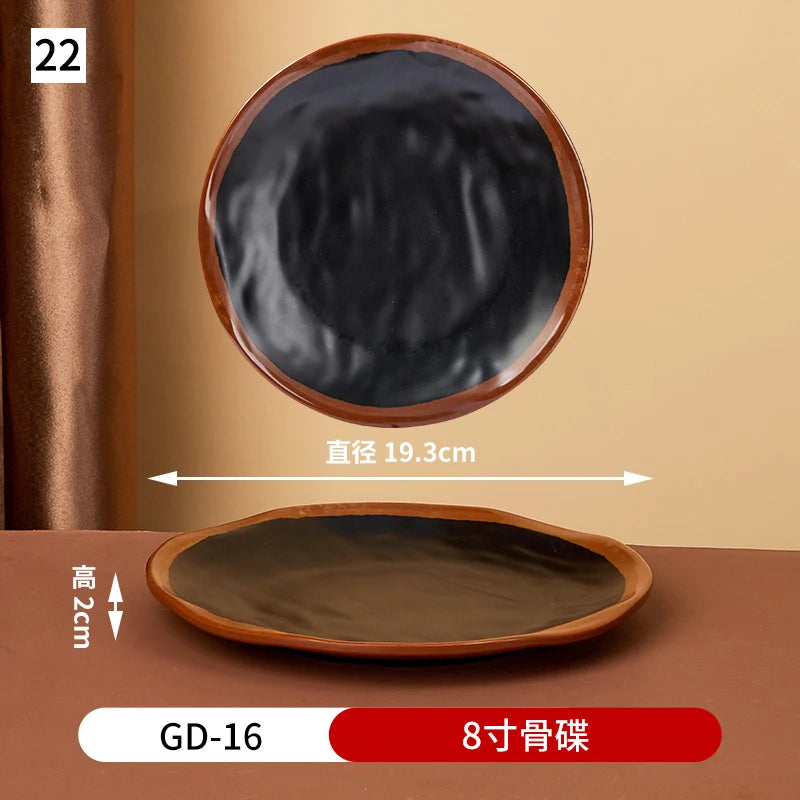 Japanese melamine dinner plate by 𝕄𝕔 𝕋𝕙𝕖 𝔹𝕝𝕒𝕔𝕜 𝔻𝕚𝕒𝕞𝕠𝕟�