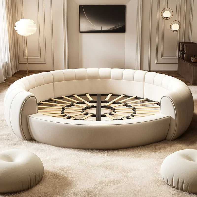 European castle-inspired bed from Simple Beauty by MC THE BLACK DIAMOND, showcasing elegant home decor with intricate castle design.