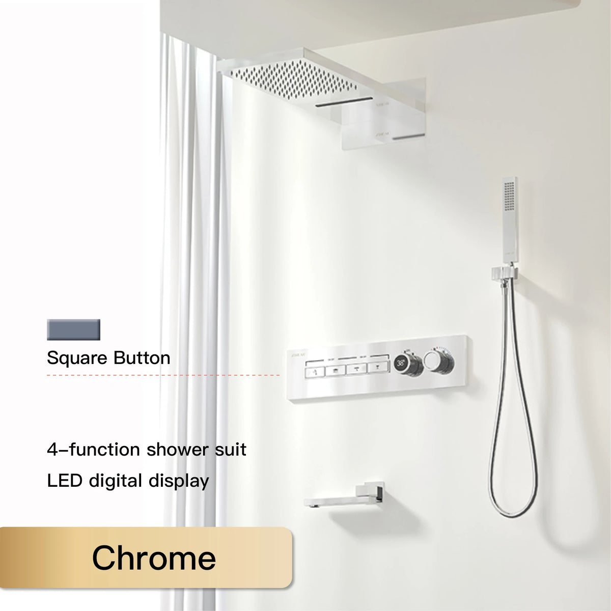 Lux black brass wall-mounted shower system for bath from 𝕄𝕔 𝕋𝕙𝕖 𝔹𝕝𝕒𝕔𝕜 𝔻𝕚𝕒𝕞𝕠�