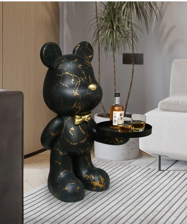 Decorative welcome reception storage tray featuring animal figurine by MC THE BLACK DIAMOND, ideal for home decor and gifting.