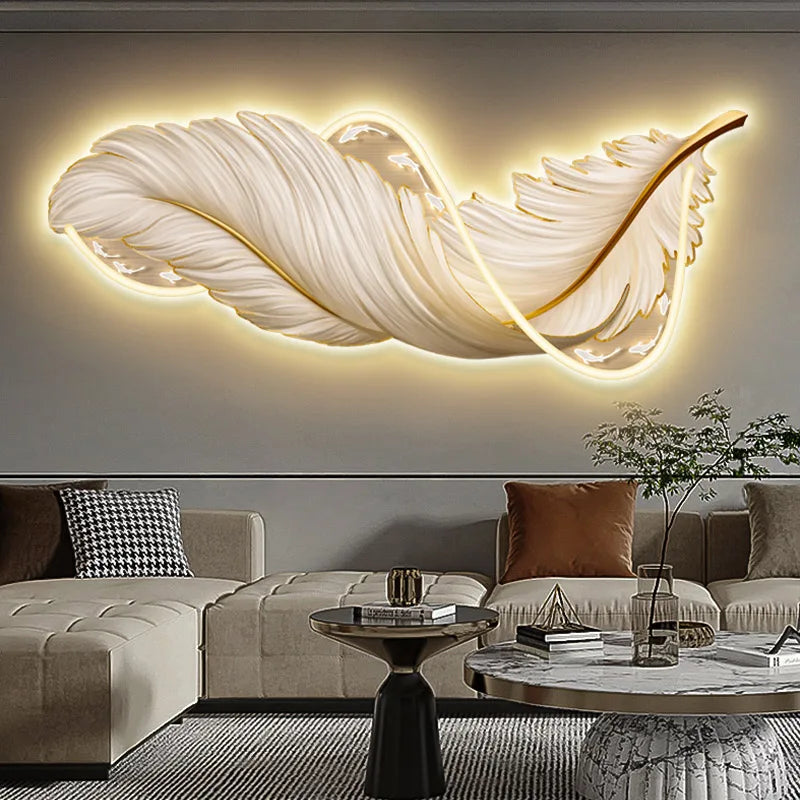 Luxury MC THE BLACK DIAMOND wall light fixture for high-end living room decor, showcasing modern design and elegant lighting.