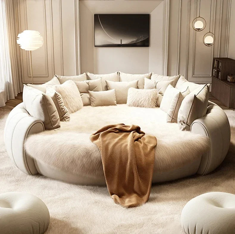 Elegant European-style castle-themed bed from Simple Beauty, designed for home decor by MC THE BLACK DIAMOND.