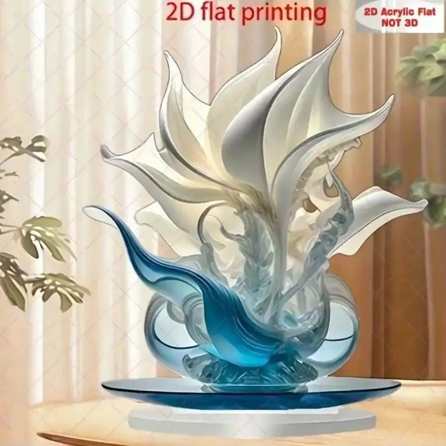 Elegant Lily vase by MC THE BLACK DIAMOND, suitable for home and office decor, displayed with a decorative arrangement inside.