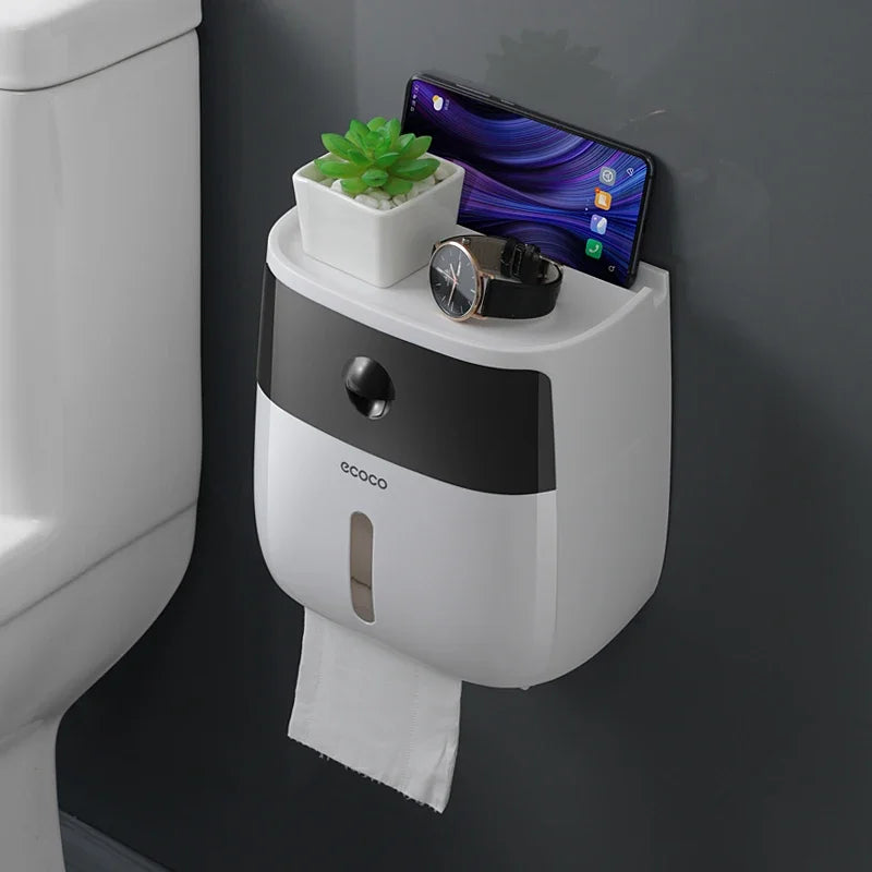 Plastic waterproof toilet roll paper holder from 𝕄𝕔 𝕋𝕙𝕖 𝔹𝕝𝕒𝕔𝕜 𝔻𝕚𝕒𝕞𝕠𝕟�