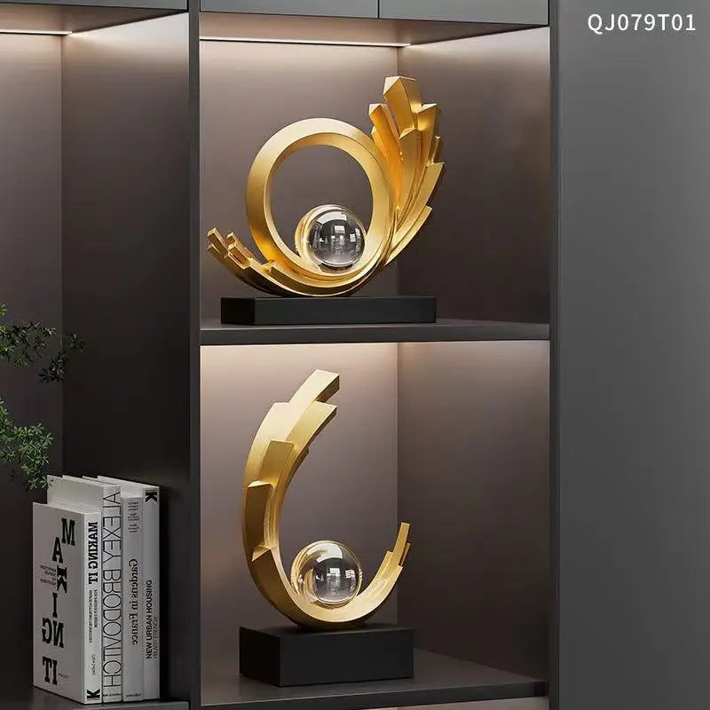 Decorative MC THE BLACK DIAMOND figurines for wine cabinets and TV stands, adding stylish accent to your decor.
