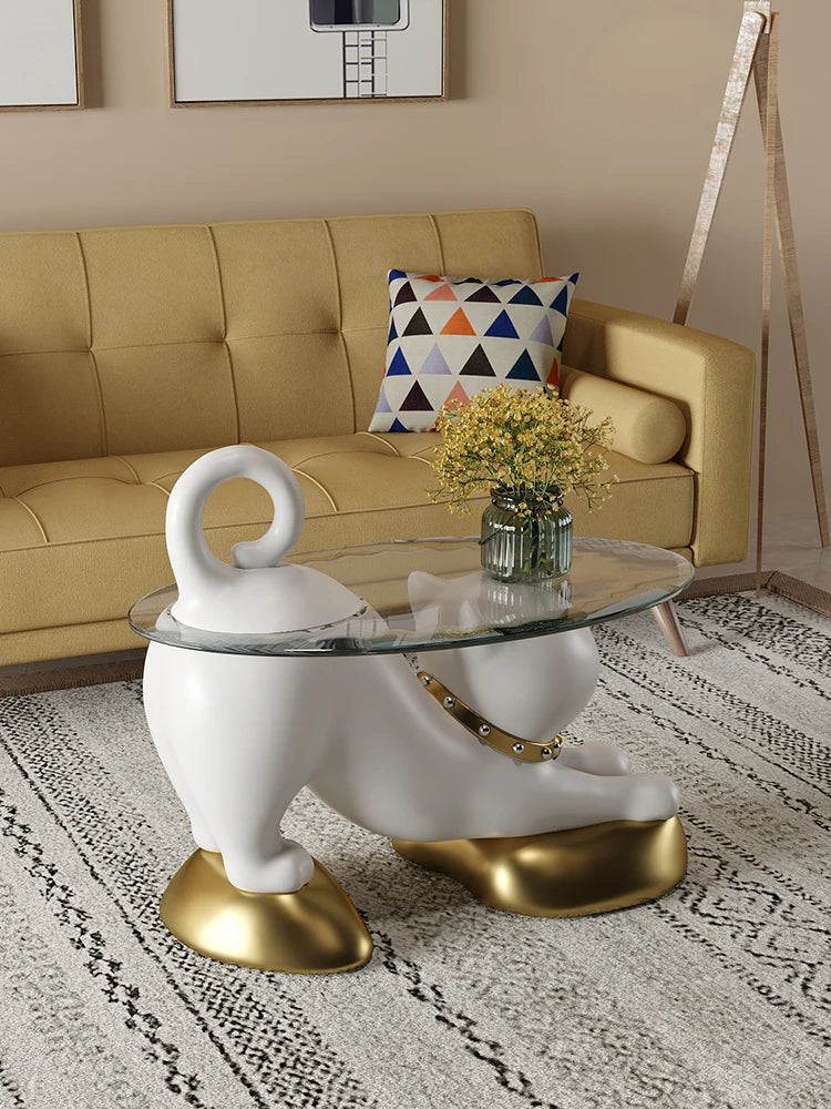 Designer Lazy Cat Coffee Table by 𝕄𝕔 𝕋𝕙𝕖 𝔹𝕝𝕒𝕔𝕜 𝔻𝕚𝕒𝕞𝕠𝕟�