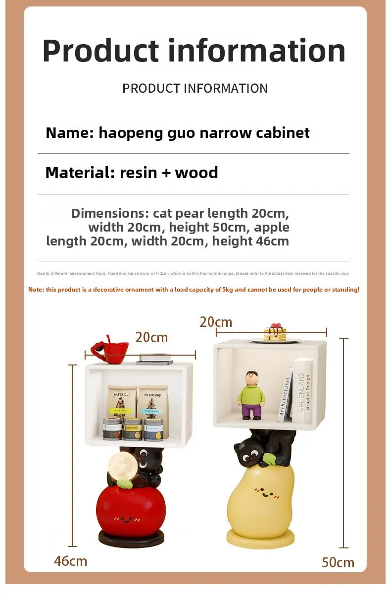 Cute cartoon-themed children's nightstand by MC THE BLACK DIAMOND, featuring playful design suitable for kids' rooms.