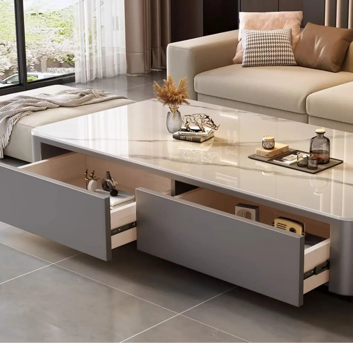 Luxury TV stand by MC THE BLACK DIAMOND, modern home decor piece with sleek design and durable construction.