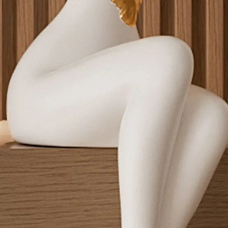 Semi-handmade modern ceramic cabinet figurines in creative home decor by MC THE BLACK DIAMOND, featuring simple, stylish designs.