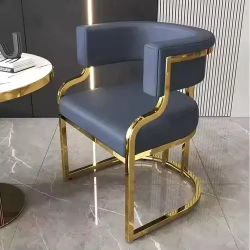 Simple style dining chair by MC THE BLACK DIAMOND, featuring a sleek design and comfortable seating for home decor.