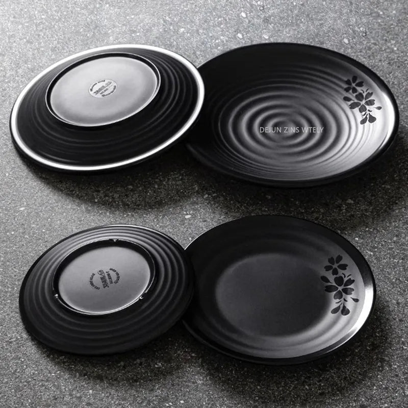 Japanese sushi plates by 𝕄𝕔 𝕋𝕙𝕖 𝔹𝕝𝕒𝕔𝕜 𝔻𝕚𝕒𝕞𝕠𝕟𝕕�