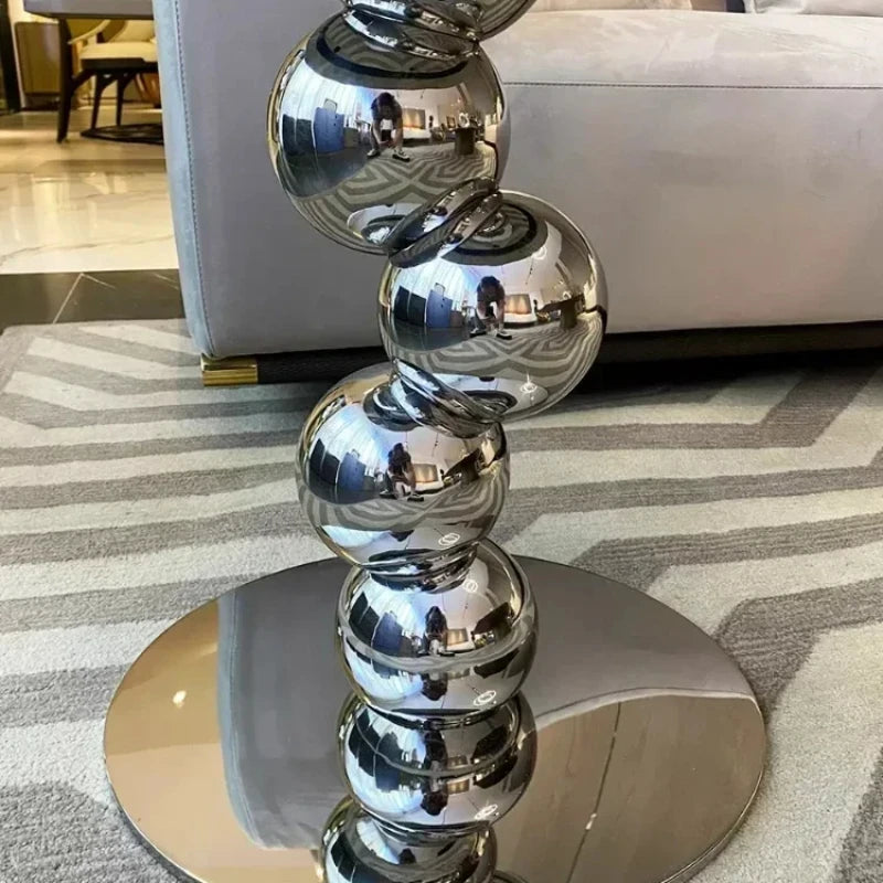 Nordic style natural marble coffee table by MC THE BLACK DIAMOND, featuring a sleek design for modern home decor.