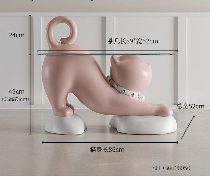 Designer Lazy Cat Coffee Table by 𝕄𝕔 𝕋𝕙𝕖 𝔹𝕝𝕒𝕔𝕜 𝔻𝕚𝕒𝕞𝕠𝕟�