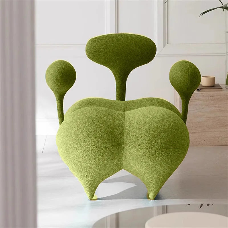 Modern luxury Creative Design Chair by MC THE BLACK DIAMOND, stylish single sofa chair with sleek design and plush upholstery.