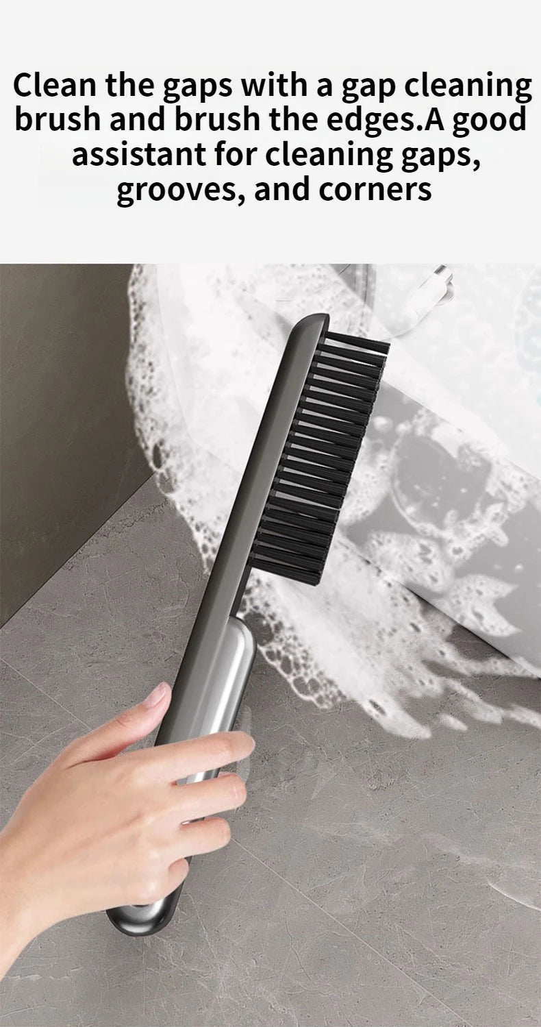 Wall-mounted bathroom brush holder by MC THE BLACK DIAMOND with a sleek, modern design for organized bathroom storage.