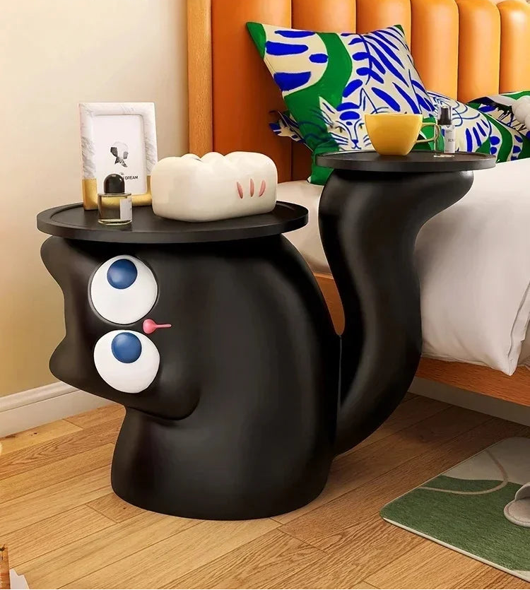 Creative cute cat-shaped kids sofa side table by 𝕄𝕮 𝕋𝕙𝕖 𝔹𝕝𝕒𝕔𝕜 𝔻𝕚𝕒𝕞𝕠�