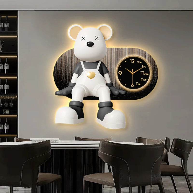 Creative living room wall clock by 𝕄𝕮 𝕋𝕙𝕖 𝔹𝕝𝕒𝕔𝕜 𝔻𝕚𝕒𝕞𝕠𝕟�