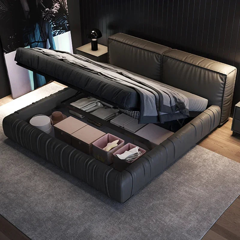 MC Luxury multifunctional platform bed by MC The Black Diamond featuring sleek design and sturdy construction.