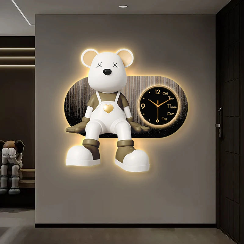 Creative Living Room Decoration Wall Clock by 𝕄𝕔 𝕋𝕙𝕖 𝔹𝕝𝕒𝕔𝕜 𝔻𝕚𝕒𝕞𝕠𝕟�