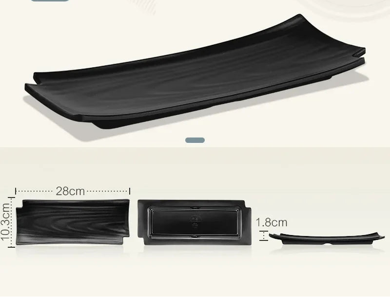 Set of MC THE BLACK DIAMOND dinnerware and kitchen utensils, including main dish plates and utensils for household use.