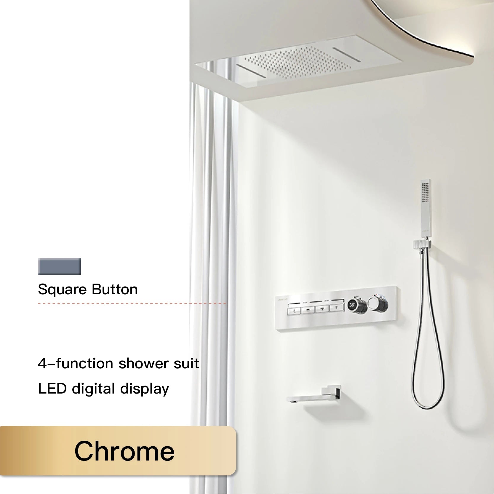 Luxury black brass shower system wall-mounted for bath, featuring modern design and sleek finish by 𝕄𝕔 𝕋𝕙𝕖 𝔹𝕝𝕒𝕔𝕜 𝔻𝕚𝕒