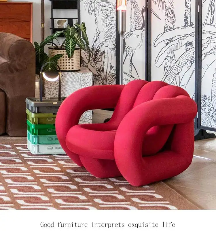 MC THE BLACK DIAMOND sofa living room single chair, modern home decor with plush fabric and sleek design.
