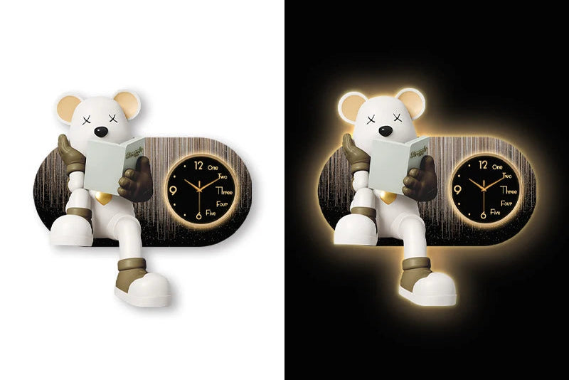 Creative Living Room Wall Clock by 𝕄𝕔 𝕋𝕙𝕖 𝔹𝕝𝕒𝕔𝕜 𝔻𝕚𝕒𝕞𝕠𝕟�