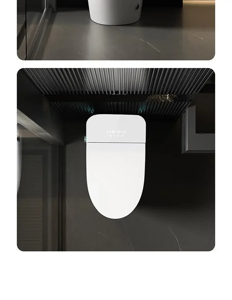 MC THE BLACK DIAMOND smart toilet with automatic voice control, instant hot water, and no water pressure limit, modern bathroom fixture