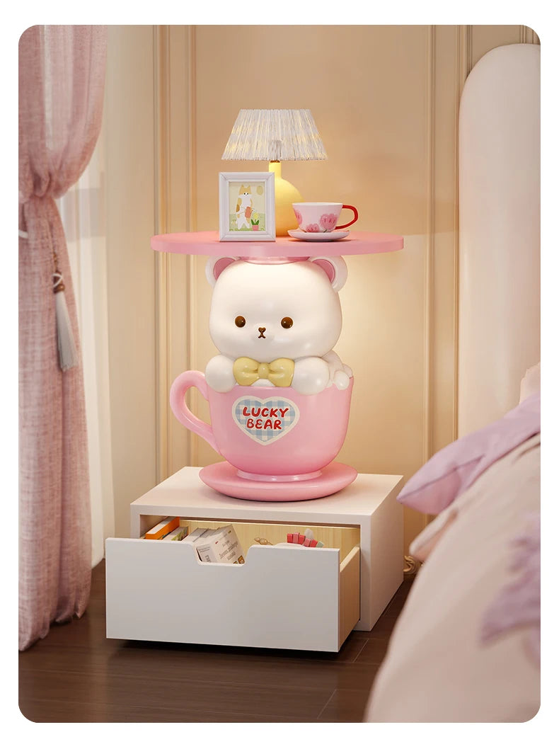 Kawaii home decor creative small coffee table by 𝕄𝕮 𝕋𝕙𝕖 𝔹𝕝𝕒𝕔𝕜 𝔻𝕚𝕒𝕞𝕠�