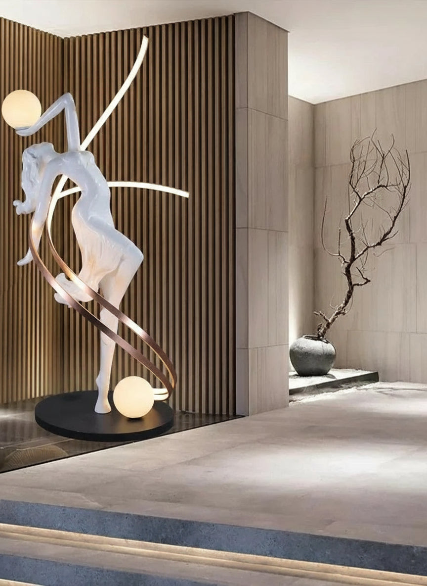 Muse sculpture pendulum floor-to-ceiling statue by 𝕄𝕔 𝕋𝕙𝕖 𝔹𝕝𝕒𝕔𝕜 𝔻𝕚𝕒𝕞𝕠�