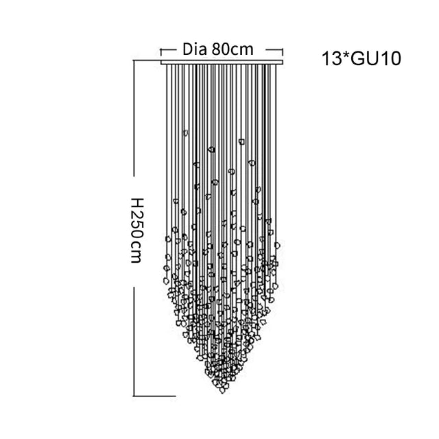 Modern Stone Crystal LED chandelier by 𝕄𝕔 𝕋𝕙𝕖 𝔹𝕝𝕒𝕔𝕜 𝔻𝕚𝕒𝕞𝕠𝕟�