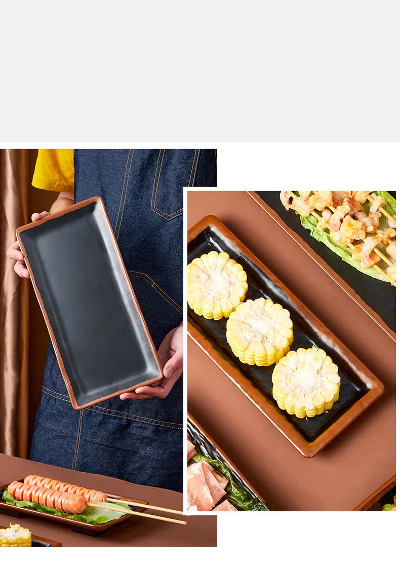 Japanese melamine dinner plate from 𝕄𝕔 𝕋𝕙𝕖 𝔹𝕝𝕒𝕔𝕜 𝔻𝕚𝕒𝕞𝕠𝕟�