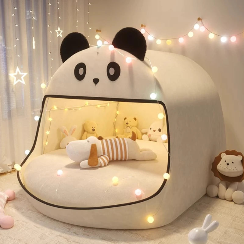 Kids' sofa chair from MC THE BLACK DIAMOND, colorful play sofa for children, cozy kids furniture for playroom or bedroom.