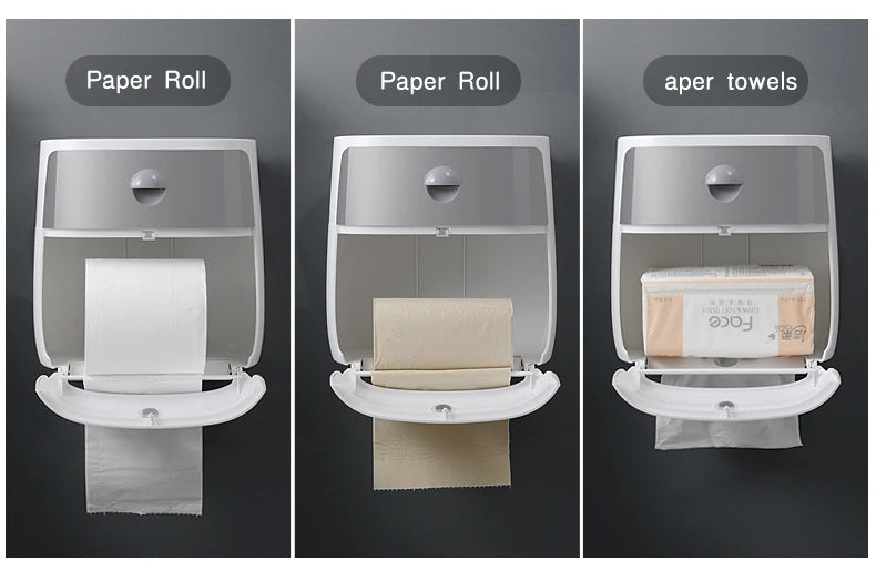 Plastic waterproof toilet paper holder from 𝕄𝕔 𝕋𝕙𝕖 𝔹𝕝𝕒𝕔𝕜 𝔻𝕚𝕒𝕞𝕠𝕟�