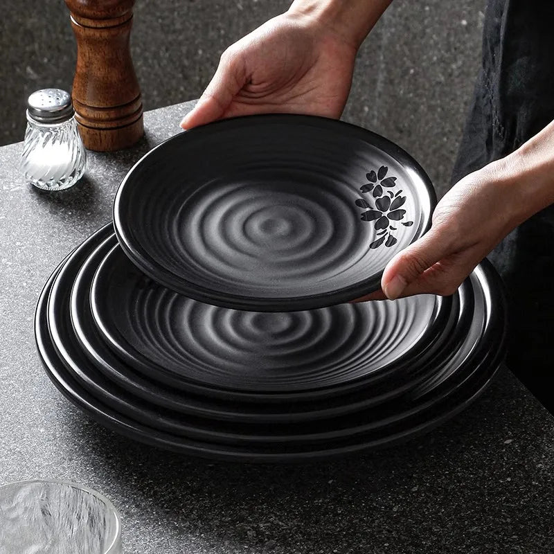 Japanese Sushi Plates by 𝕄𝕔 𝕋𝕙𝕖 𝔹𝕝𝕒𝕔𝕜 𝔻𝕚𝕒𝕞𝕠𝕟𝕕�