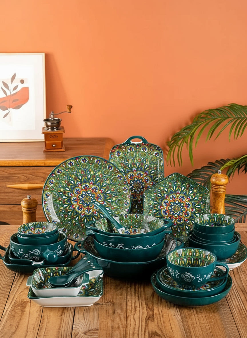 Bohemia ceramic rice bowl serving plate by 𝕄𝕔 𝕋𝕙𝕖 𝔹𝕝𝕒𝕔𝕜 𝔻𝕚𝕒𝕞𝕠�