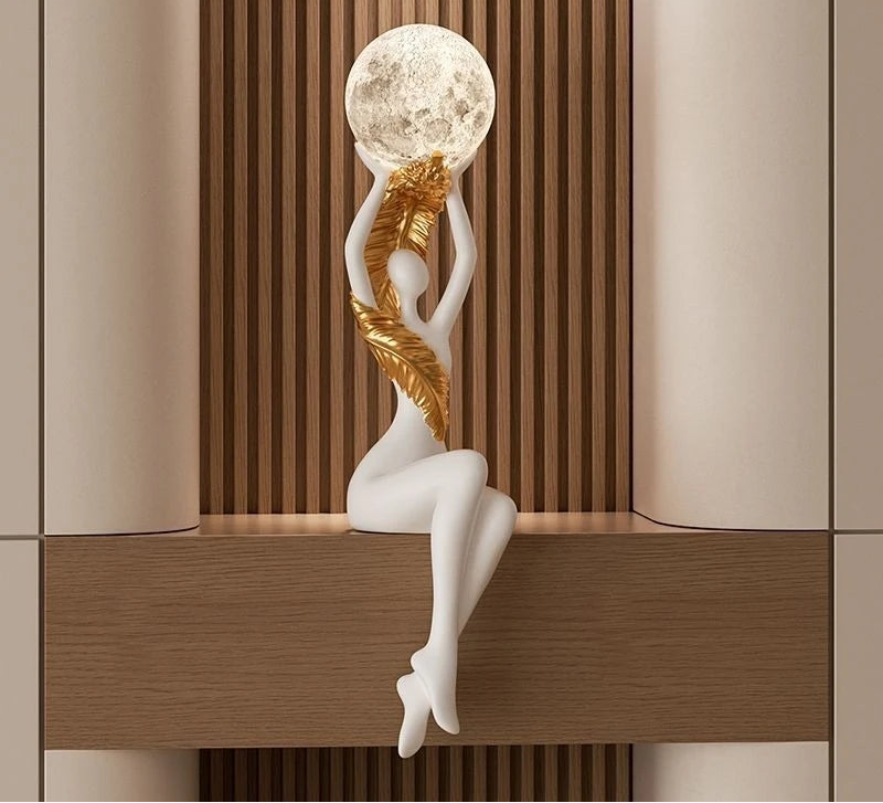 Semi-handmade modern cabinet figurines by MC THE BLACK DIAMOND, creative and simple home decor for stylish interior accents.