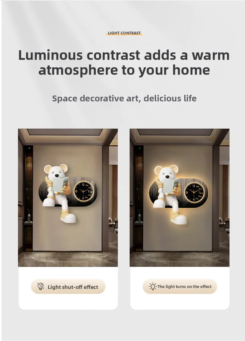 Creative Living Room Wall Clock by 𝕄𝕔 𝕋𝕙𝕖 𝔹𝕝𝕒𝕔𝕜 𝔻𝕚𝕒𝕞𝕠𝕟�